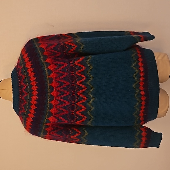 Vintage 80s hand loomed sweater - Picture 3 of 4